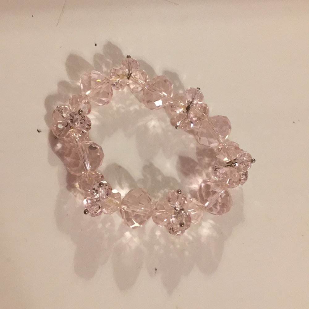 Pink Beaded Bracelet